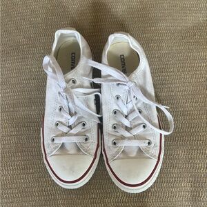 Converse All Star White Kids/Youth US2 EU 33.5